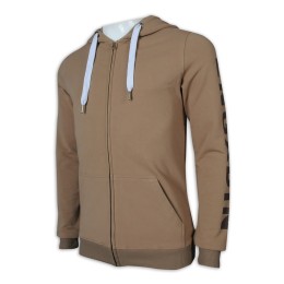 Z487 制訂衛衣 帶帽 粗帽繩 拉鏈 臂袖章 拉鏈 衛衣生產商 熱特姆 Z487 制訂衛衣 帶帽 粗帽繩 拉鏈 臂袖章 拉鏈 衛衣生產商 熱特姆